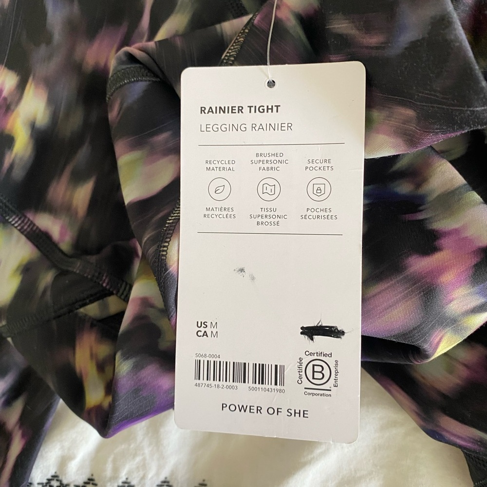 NWT Athleta Rainier Leggings Medium - Picture 4 of 5